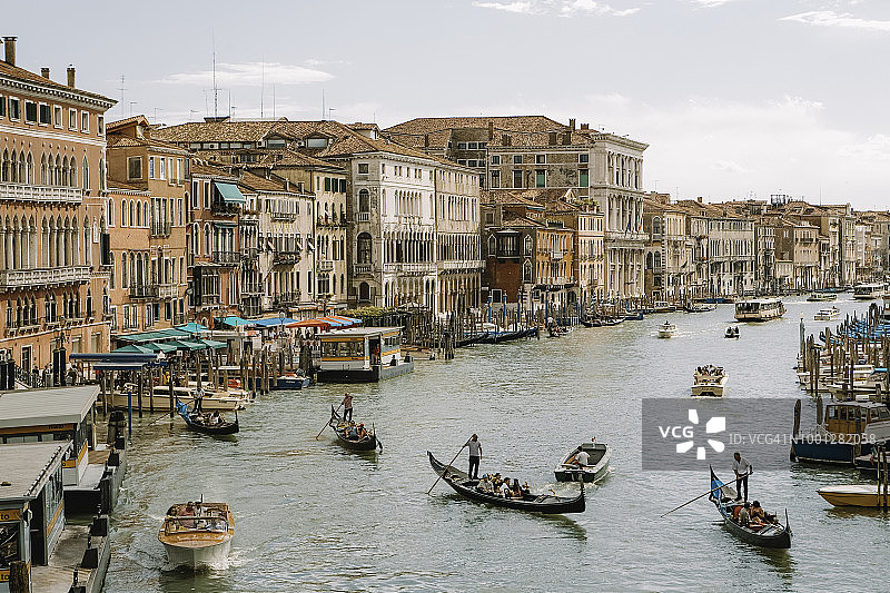 夏季的意大利威尼斯观光图片素材