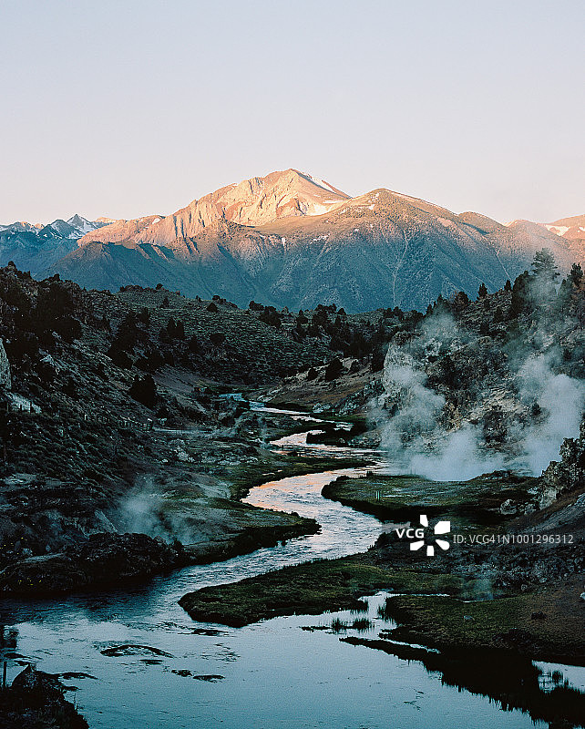 美国加利福尼亚州温泉溪图片素材