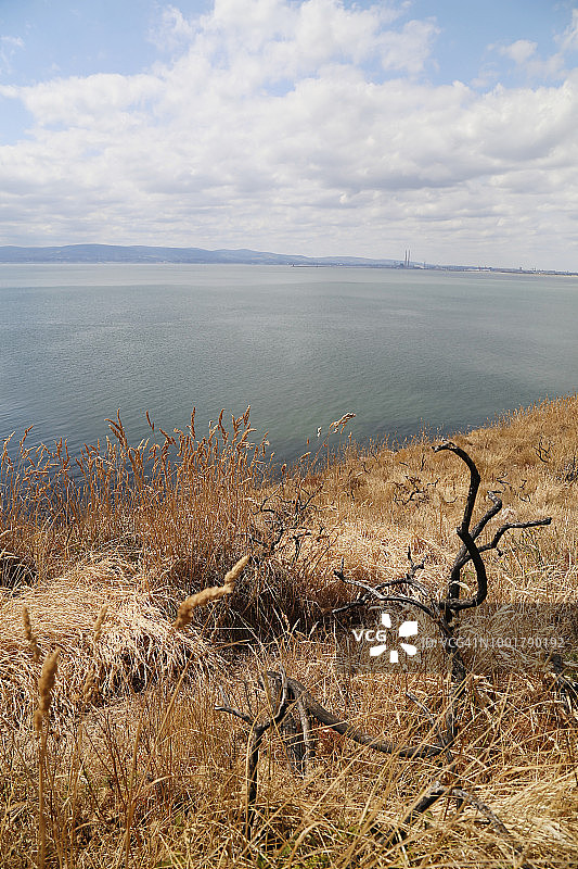 豪斯半岛，俯瞰爱尔兰都柏林湾图片素材