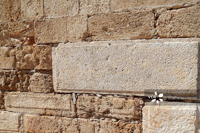 十字军瞭望塔的建筑细节，全画幅图片素材