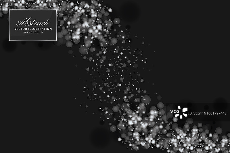 散景和模糊矢量抽象背景图片素材