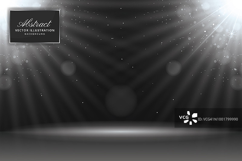 散景和模糊矢量抽象背景图片素材