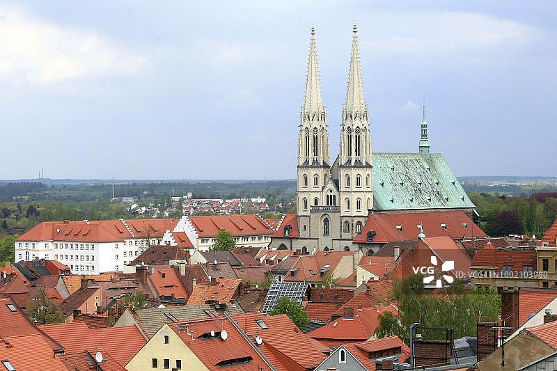 德国萨克森州格尔利茨和彼得教堂景色图片素材