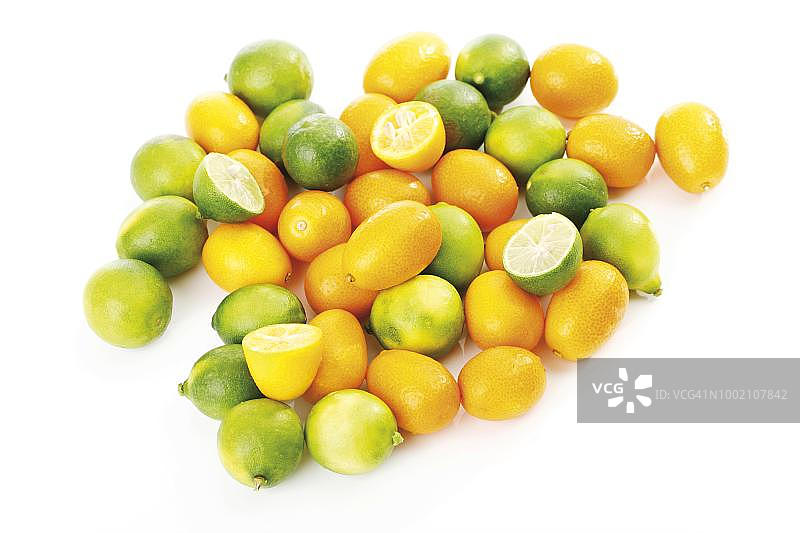 金桔和莱姆金桔图片素材
