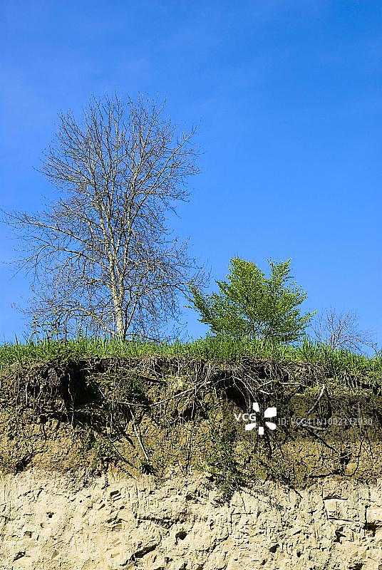 德国巴登-符腾堡州凯泽斯图尔的地球露头图片素材