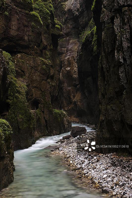 德国巴伐利亚州加米施帕特纳赫峡谷图片素材