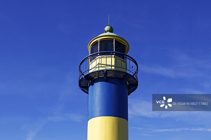 德国埃肯弗尔德波罗的海海滨度假小镇旧灯塔图片素材