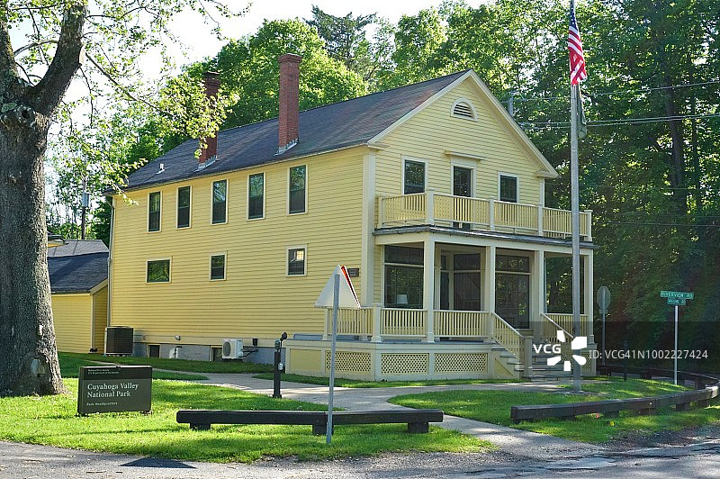 美国俄亥俄州布雷克斯维尔凯霍加谷国家公园管理局总部图片素材