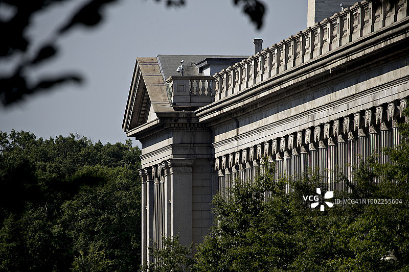 美国财政部大楼位于华盛顿特区图片素材