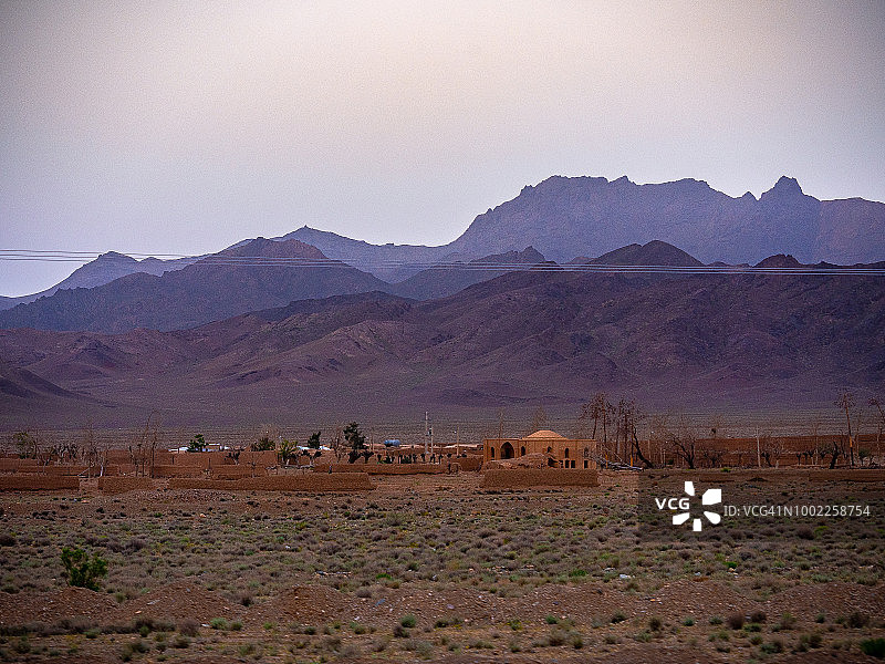 伊朗阿比扬奈村图片素材
