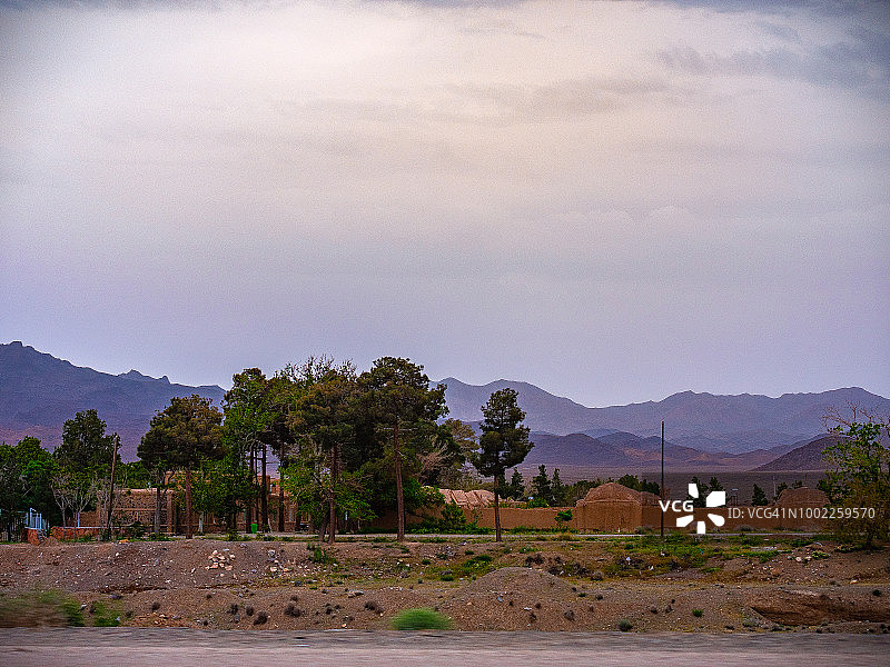 伊朗阿比扬奈村图片素材