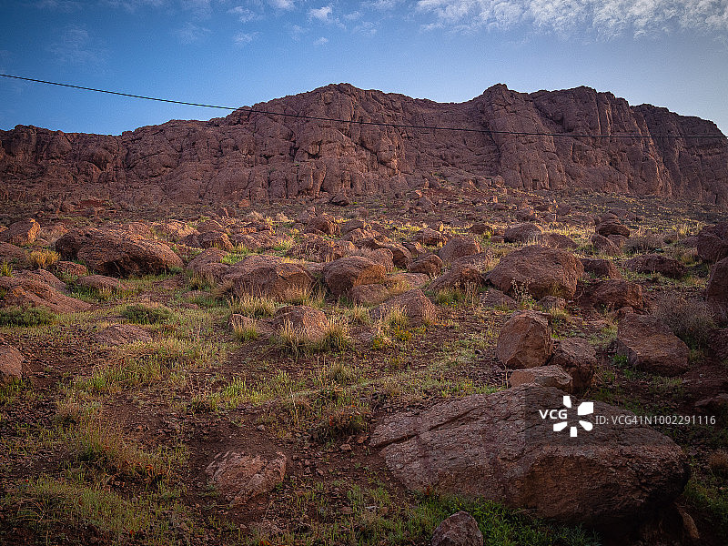 伊朗阿比扬奈村图片素材