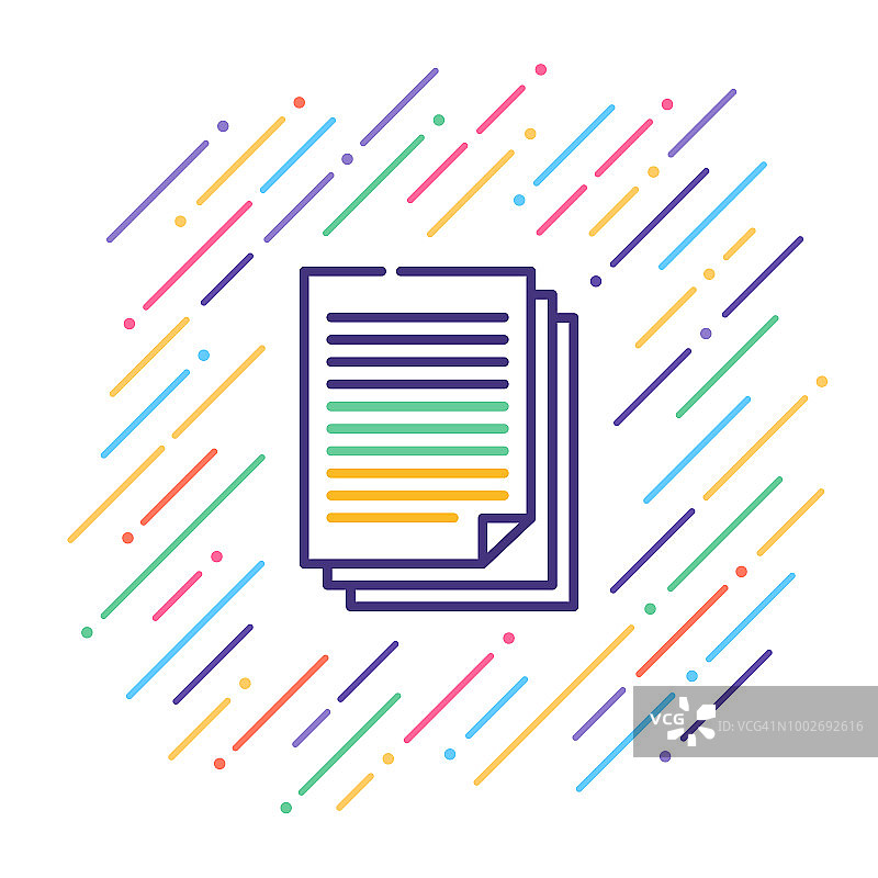 纸叠线图标图片素材