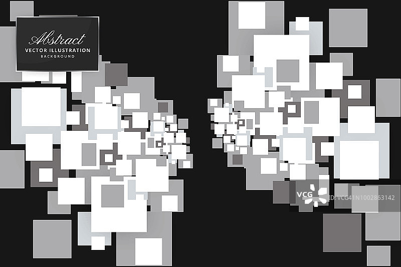 抽象方形无缝图案背景图片素材