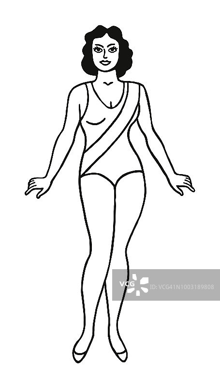 选美比赛选手图片素材