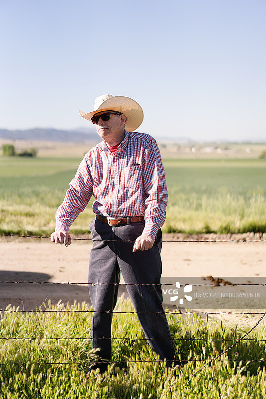 美国犹他州的牧场主图片素材