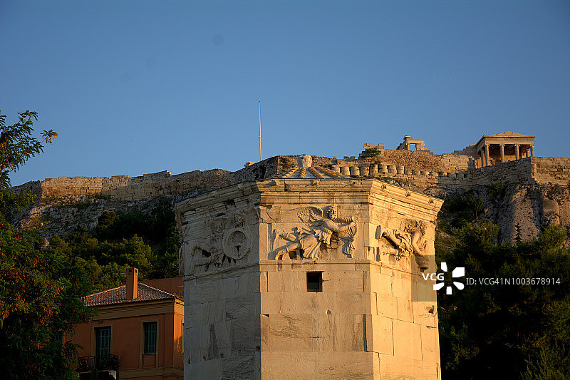 雅典风之塔图片素材