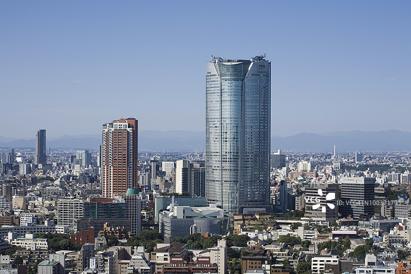 东京城市景观，六本木之丘，日本东京府图片素材