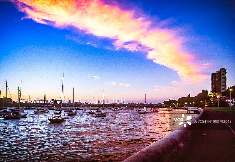 悉尼海港日出图片素材