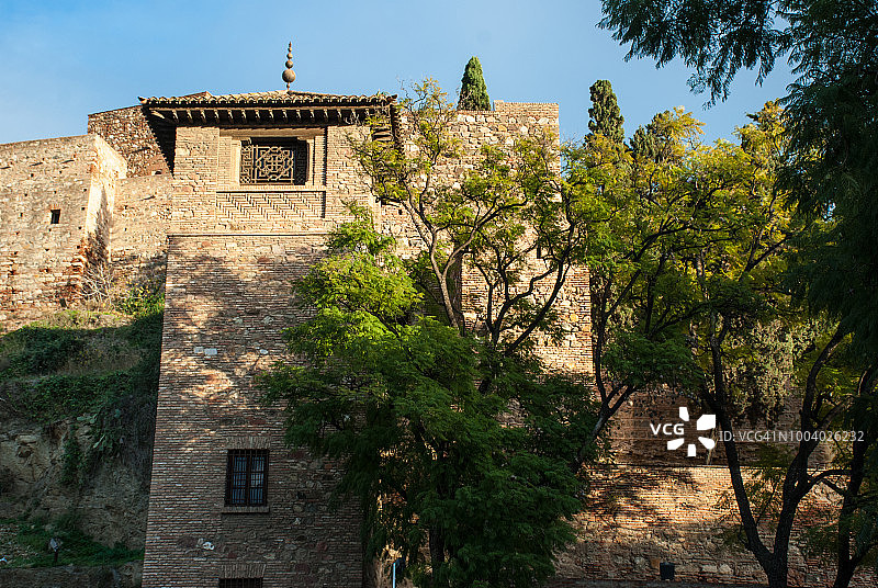 马拉加城堡图片素材