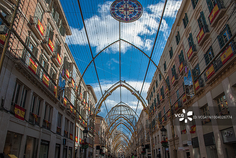 中国马拉加市的圣诞装饰品图片素材