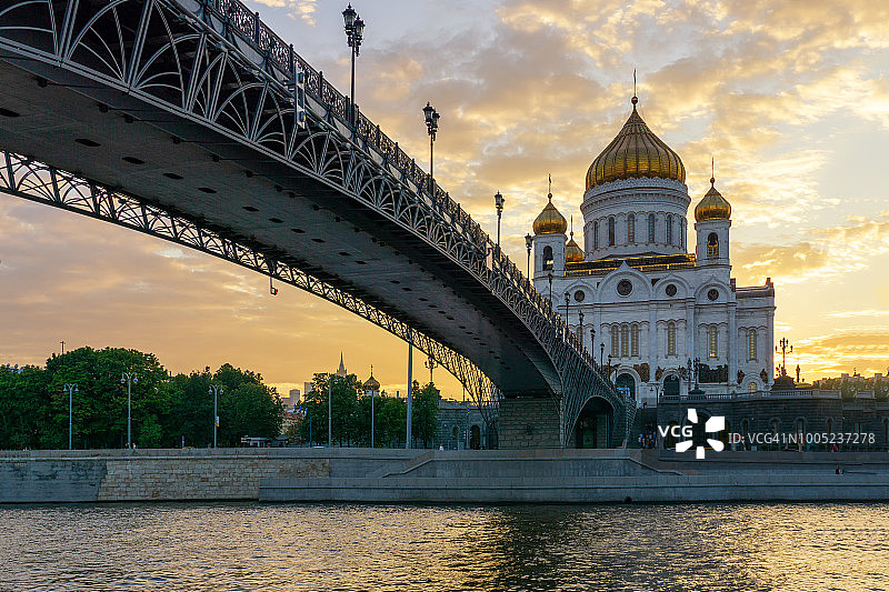 俄罗斯莫斯科救世主大教堂图片素材