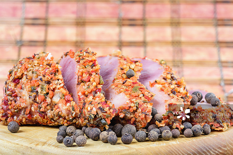 香料调味肉块图片素材