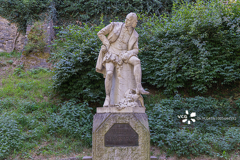 德国魏玛的莎士比亚纪念碑图片素材