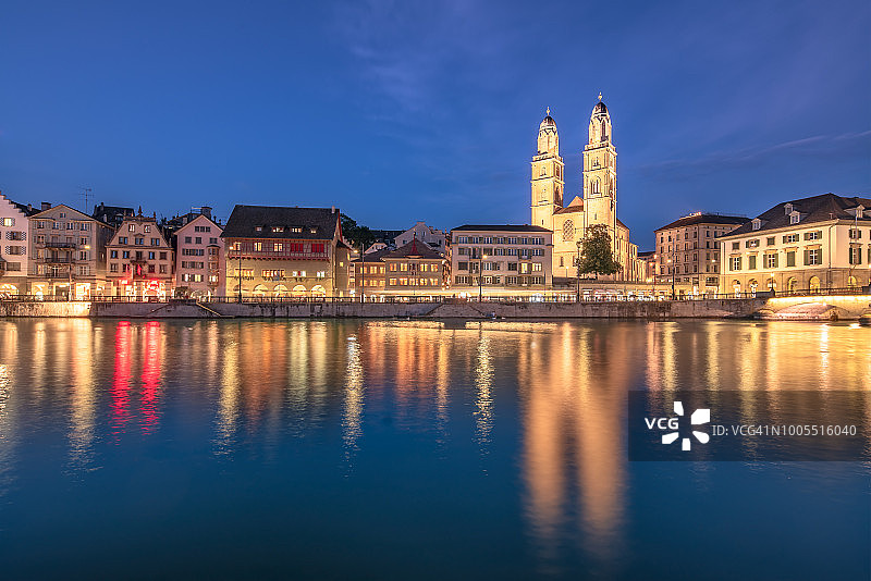 瑞士苏黎世城市风光图片素材