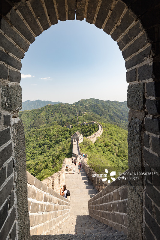 北京慕田峪长城，2017年图片素材