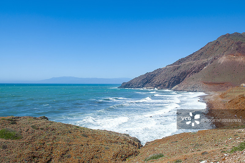 西班牙阿尔梅里亚加塔角火山海岸风光图片素材