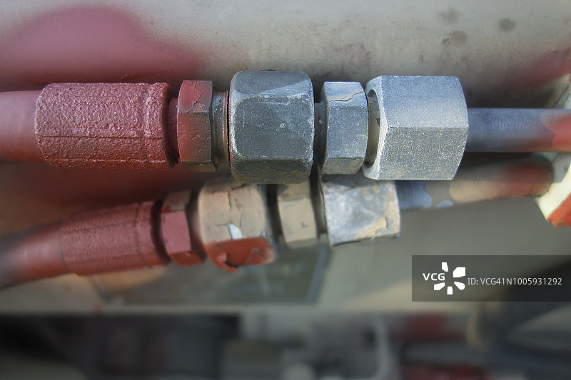 2018年希腊液压起重机管道图片素材