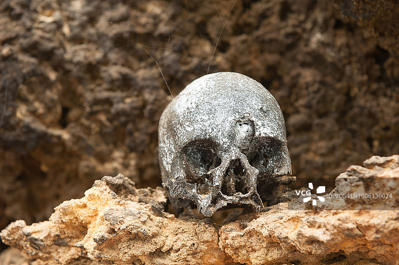 老旧头骨（各种构图）图片素材