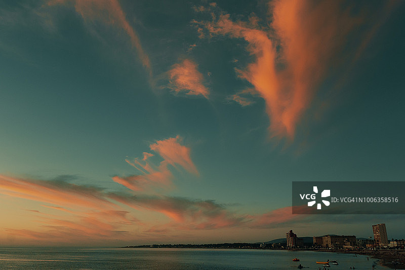 乌拉圭皮里亚波利斯城市日落景色图片素材