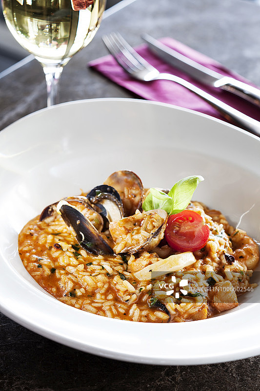 海鲜烩饭图片素材