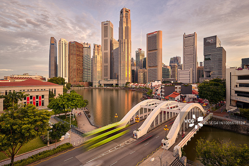 莱佛士坊天际线图片素材