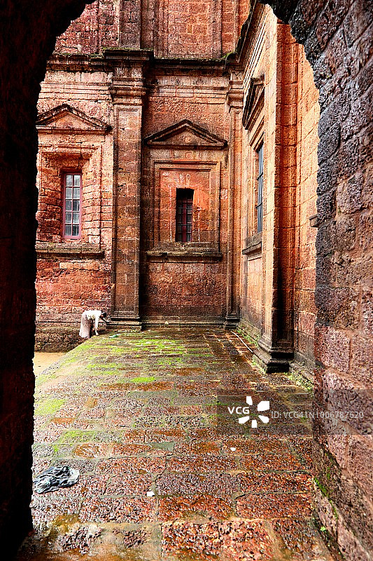 邦耶稣大教堂的飞扶壁图片素材