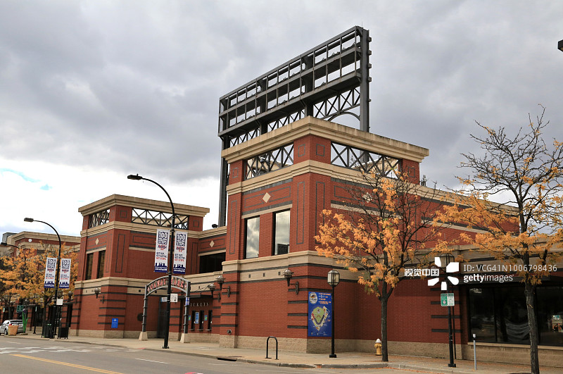 运河公园棒球场，美国俄亥俄州阿克伦图片素材