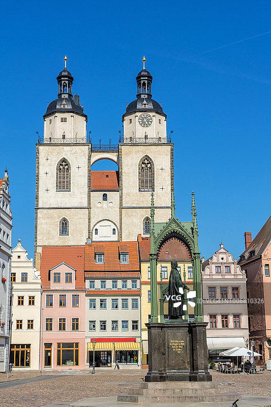 德国路德城维滕贝格市场广场图片素材