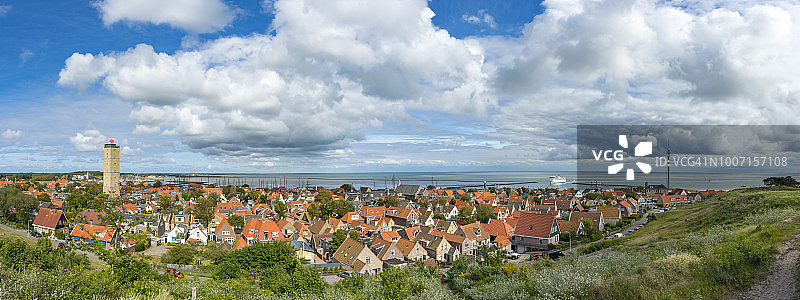 瓦登海上泰尔斯海灵岛风光图片素材