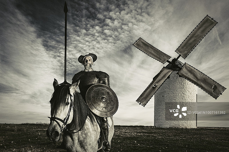 拉曼查的堂吉诃德图片素材