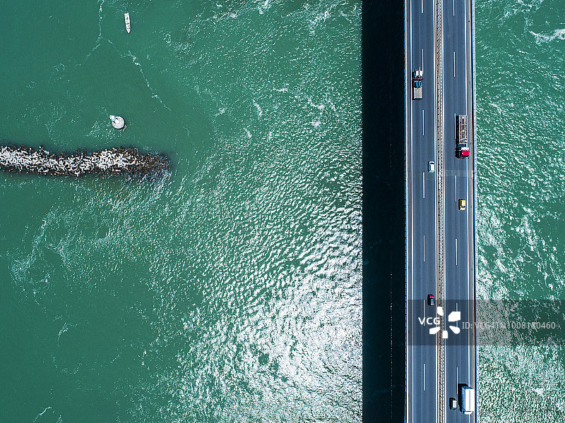 跨海公路图片素材