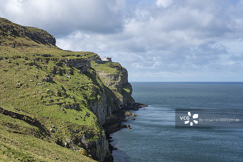 北威尔士兰迪德诺大奥姆角灯塔图片素材