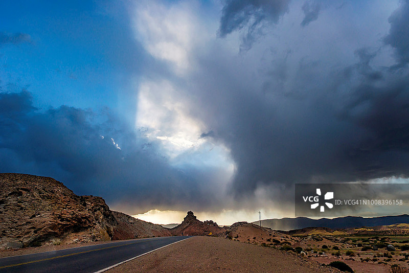 阿根廷的安第斯山脉图片素材