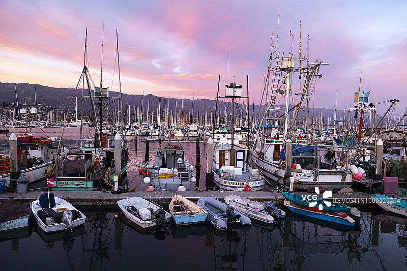 圣巴巴拉码头图片素材