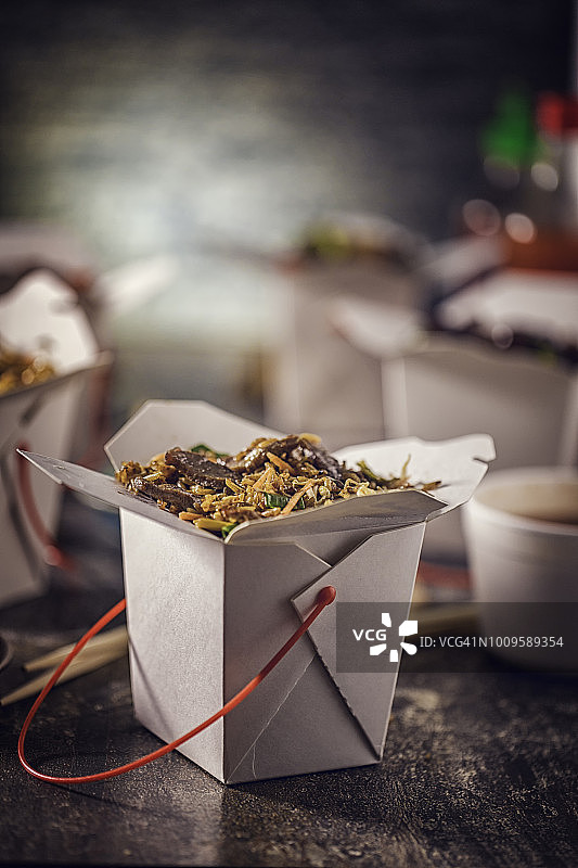 搭配米饭的四川牛肉图片素材