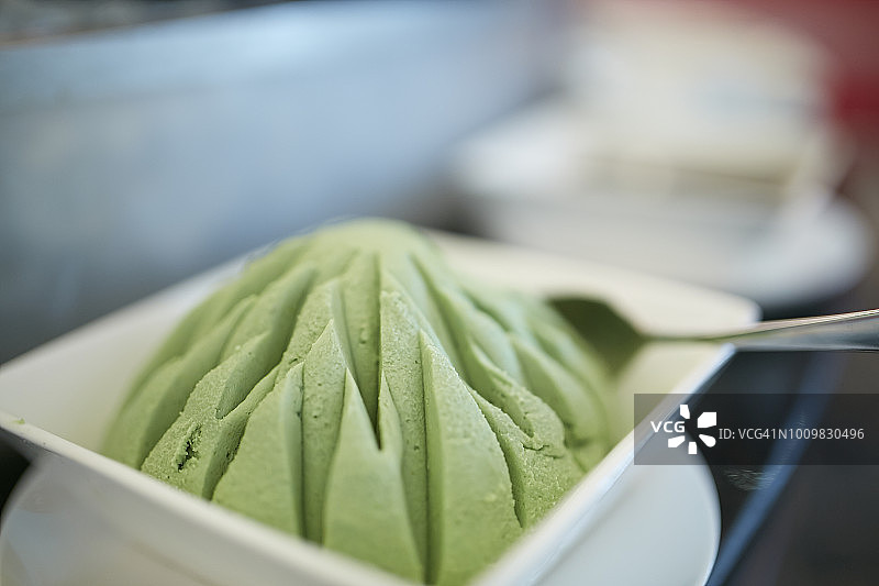 抹茶冰淇淋图片素材