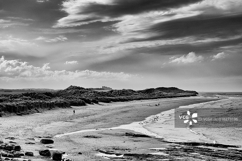 北桑德兰海滩图片素材