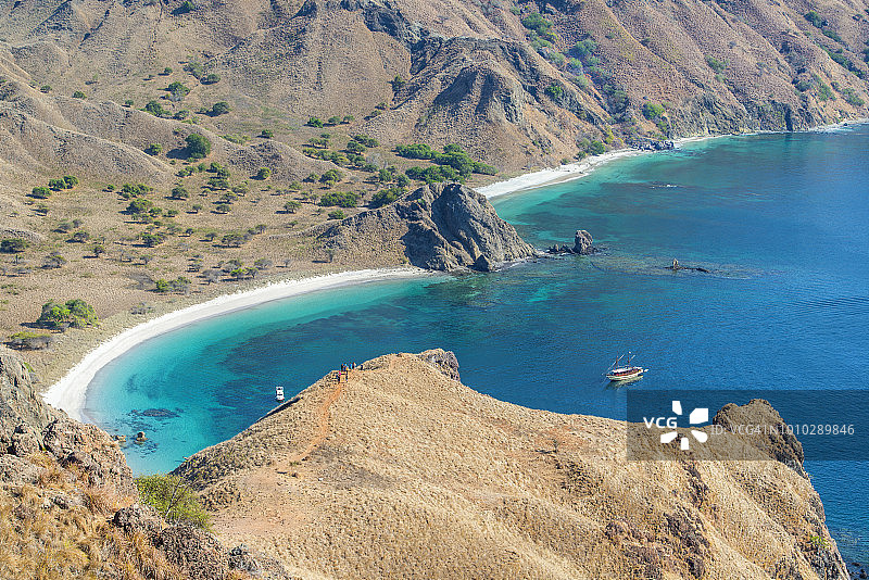 科莫多国家公园帕达尔岛（Pulau），小巽他群岛，印度尼西亚图片素材