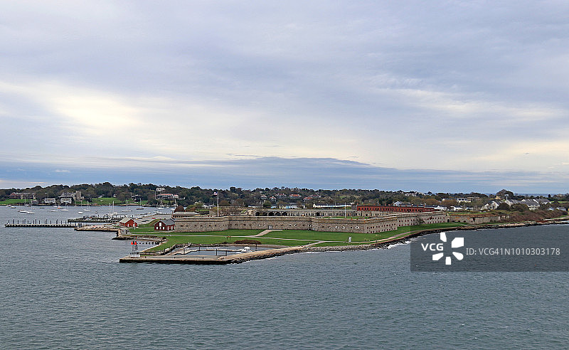 美国罗德岛州纽波特的亚当斯堡图片素材